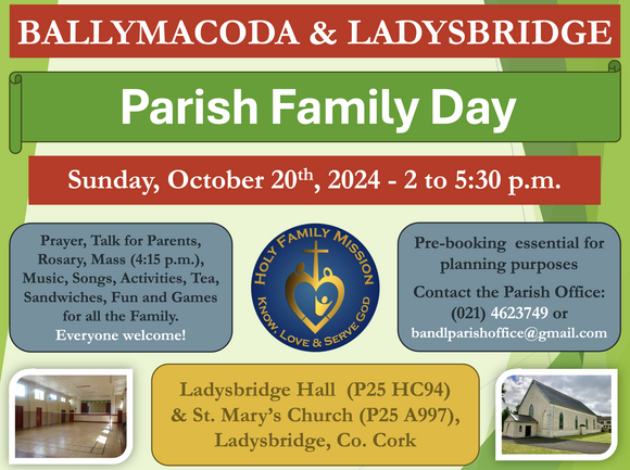 Parish Family Day 20th Oct 2024 2