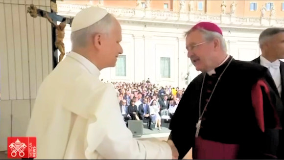 Bishop Crean meets Pope Leo