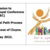 Submission to The Irish Episcopal Conference (IEC) on the Synodal Path Process from the Diocese of Cloyne. 26th May 2022.