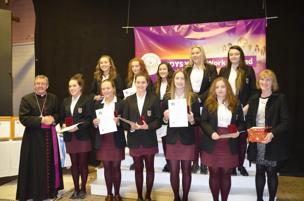 Students from St Aloysius College Carrigtwohill